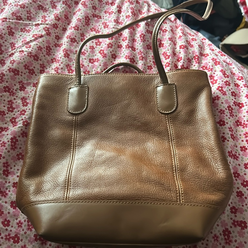Vintage Brown Wilson’s Leather Small Tote Bag
